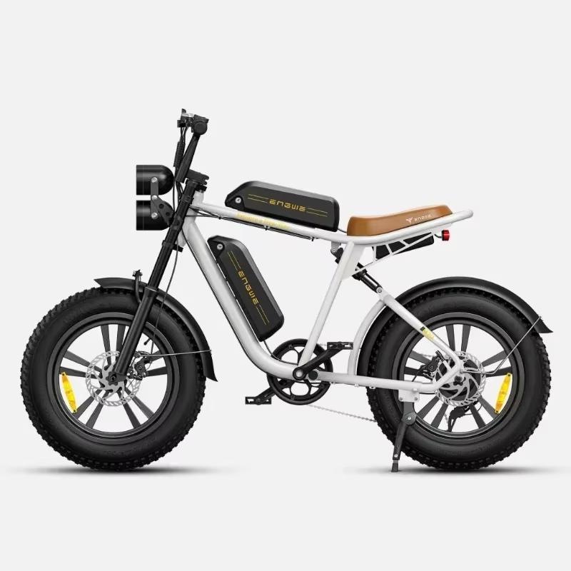 ENGWE M20 Elektrikli Bisiklet 750W Fırçasız Motor 48V26AH Çift Batarya Kar Elektrikli Bisiklet 20*4.0 İnç Kalın Lastik Dağ Elektrikli Bisikleti