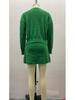 2024 Autumn European & American College Style Knitted Sweater and Skirt Set for Women