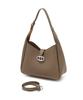 Athe Vanessabruno [Maron] Mocha Mousse Shrunken Leather Hobo Bag M (Silver Hardware) Aaba6F407I3