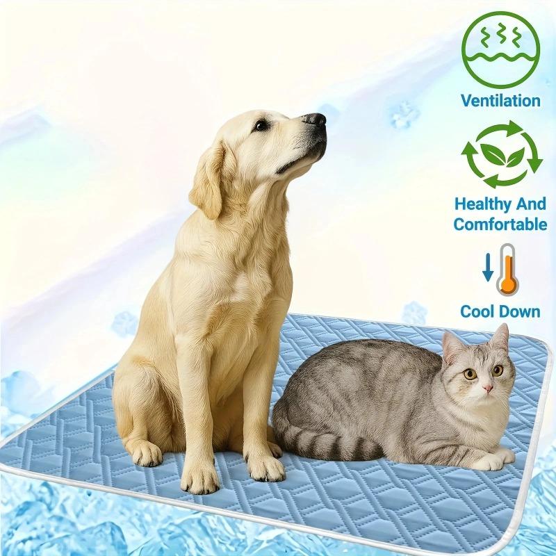 S New Upgraded Ice Cooling Experience Summer Pet Cooling Mat Washable And Breathable Pet Cooling Pad All Season For Dogs Pet