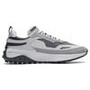 Li Ning CF Tracing Leather Cushioning, Wear Resistant Low top Sports Casual Shoes Men's Gray White AGCS223-1