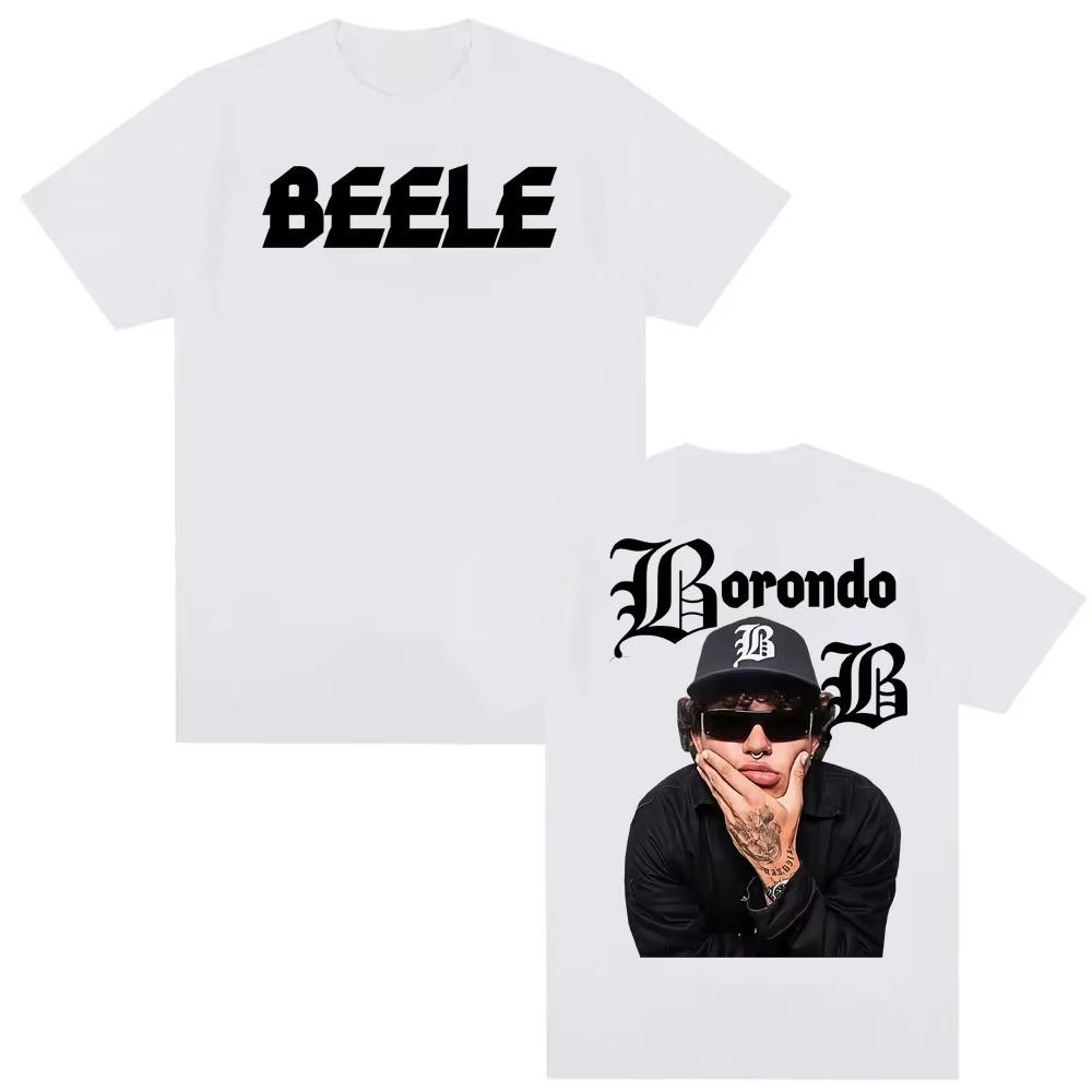 Rapper Beele Borondo Album Logo Graphic Tshirts Men Women Harajuku Vintage Hip Hop Punk T Shirt High Quality Short Sleeve Top