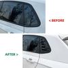 For VW Polo Mk6 GTI TGI TSI MPI 2017-2025 Car Rear Window Shutter Cover Trim Rear Triangle Window Shade Spoiler Bodykits