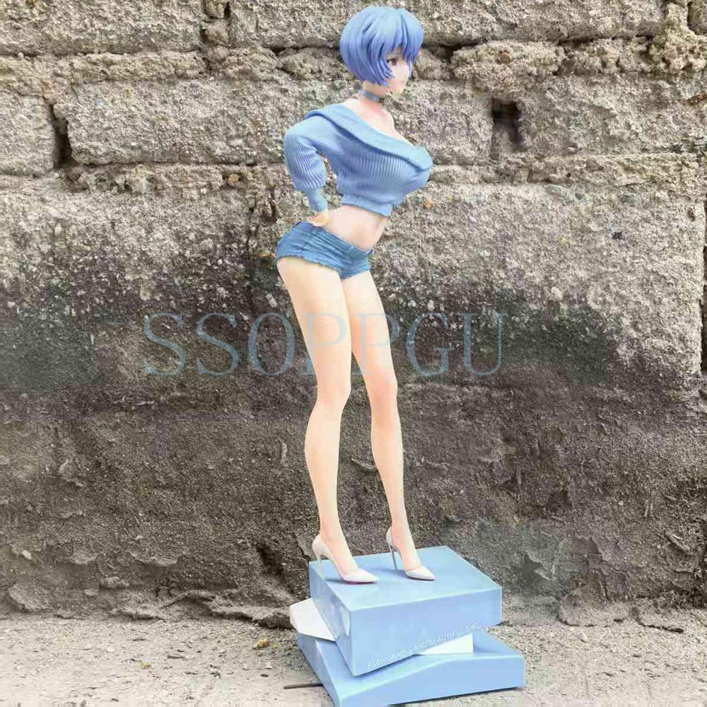 REI AYANAM Ayanami Rei REI AYANAMI 31cm Japanese Animation Girl POLYVINYL CHLORIDE Action Figure Plaything GK Game Statue Adult Collector-Worthy