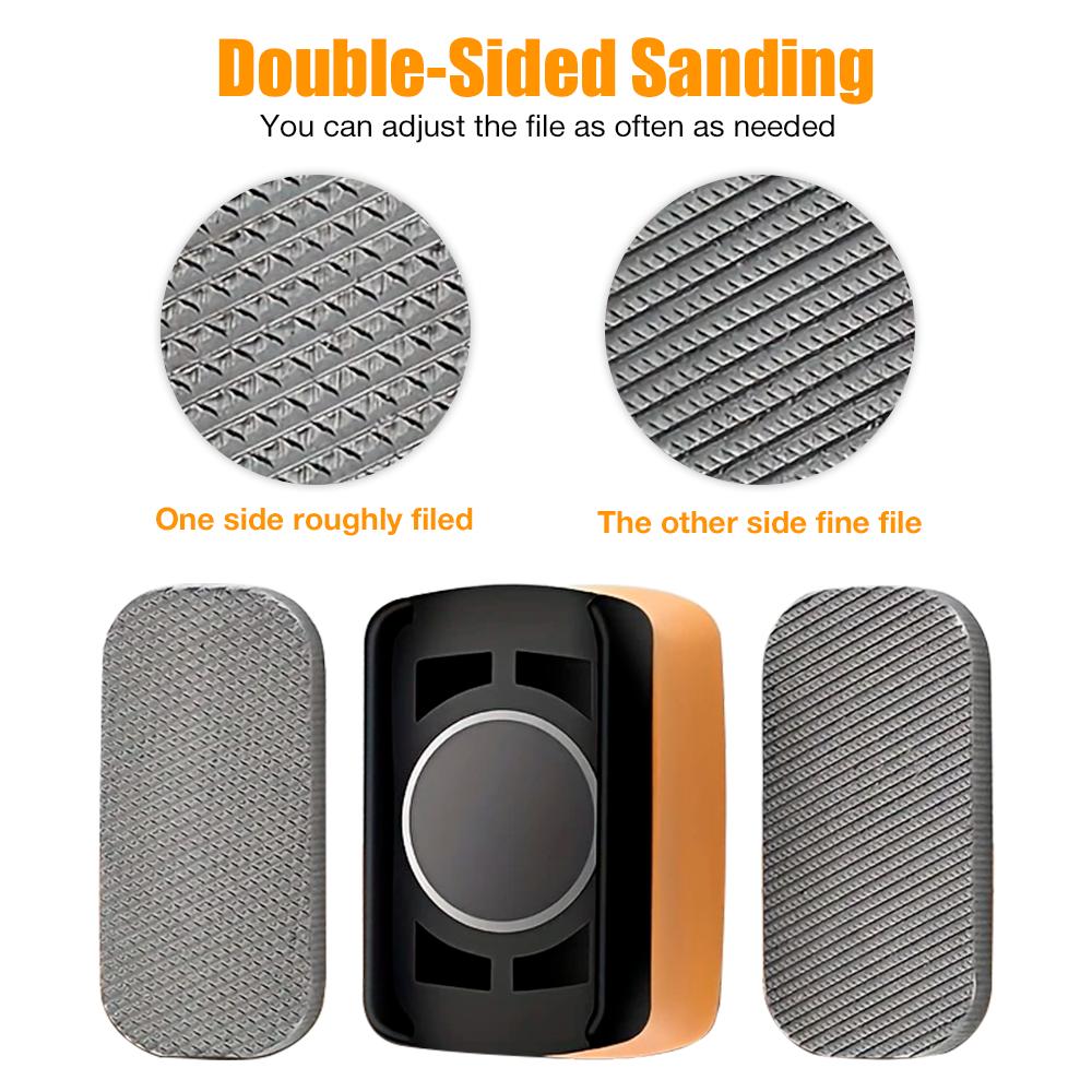 Manual Denibbing File Paint File Tool for Removal of Paint Imperfections Double-Sided Grinding Tools for Repairing Paint Residue