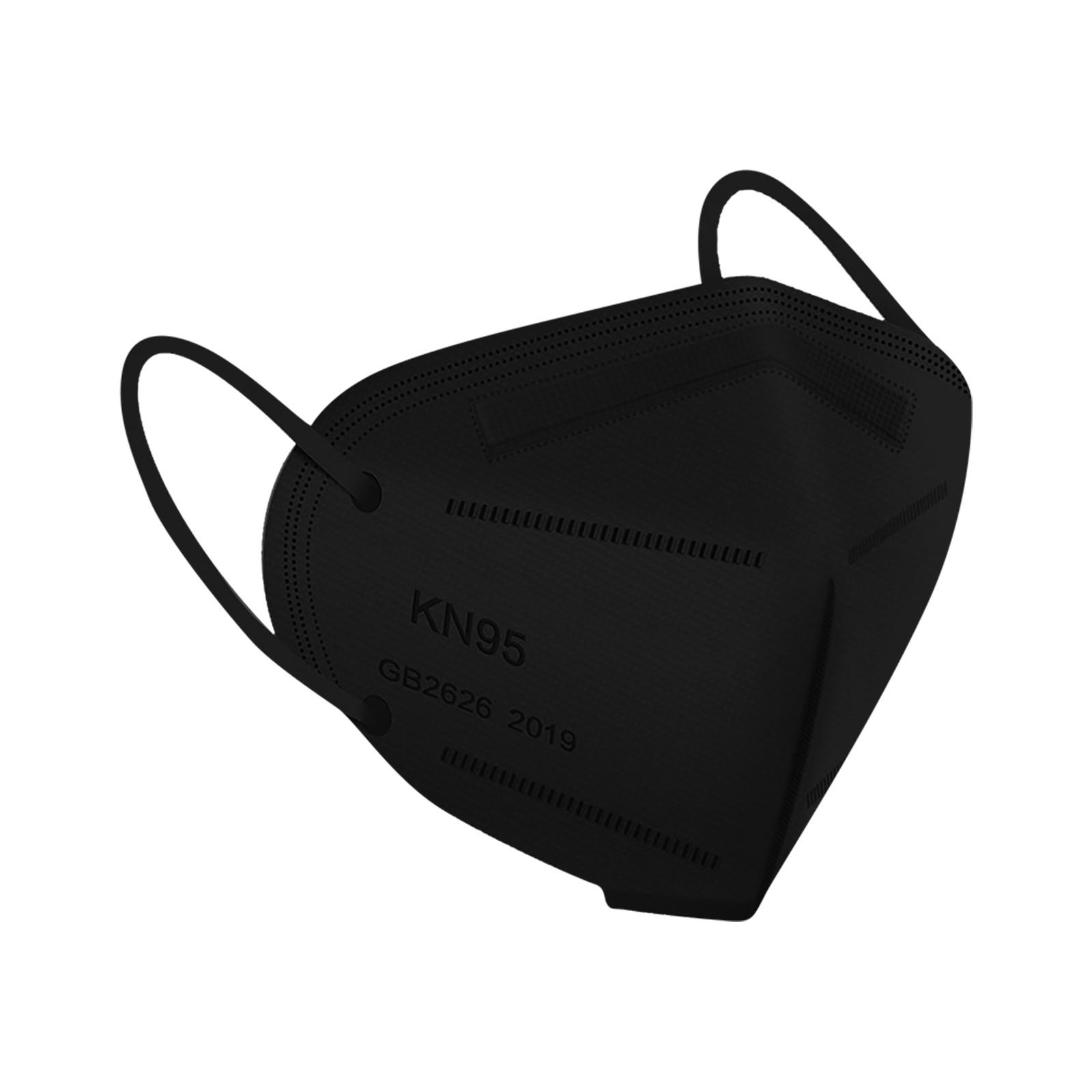 

(100 шт) Маски для взрослых в упаковке, 5-слойная нетканая дышащая маска для лица с эластичными ушными петлями и зажимами для носа для ежедневного использования в спорте на открытом воздухе One Size