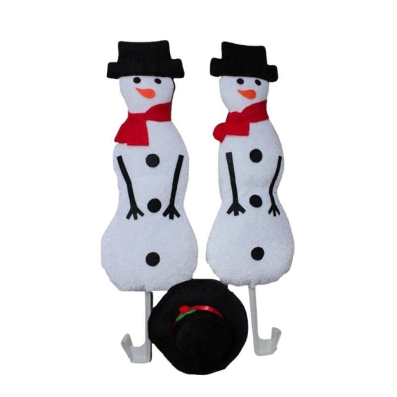 Ornament Snowman Christmas Car Decoration Plush Toy Festivals Xmas Decorate