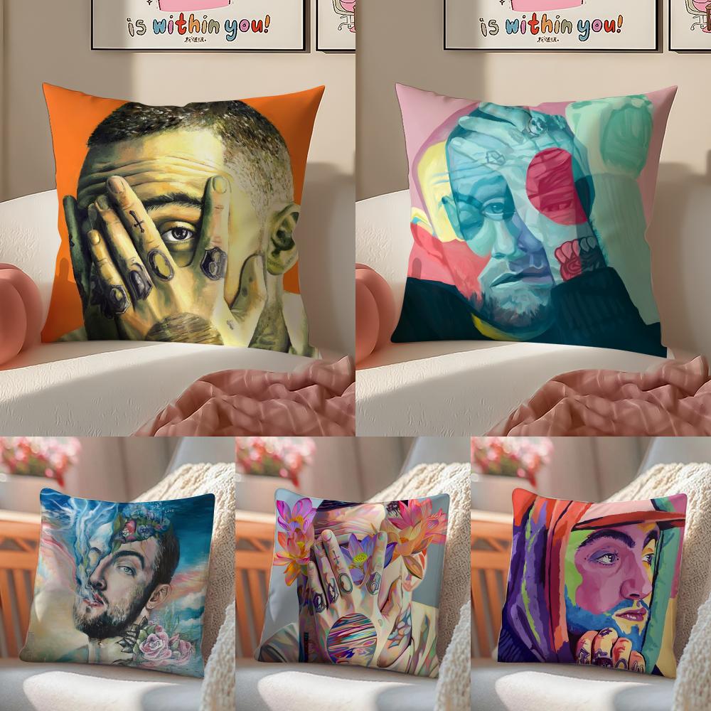singer Mac MillerM Cushion Cover Pillowcase Short Plush Invisible zipper Room Sofa Cushion Cover