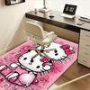 1pc Sanrio Hello Kitty Mermaid Printed Office Carpet Rectangle Rug Under The Table,Perfect Room Decor for Living Room, Bedroom, Kitchen, Non-slip Floo