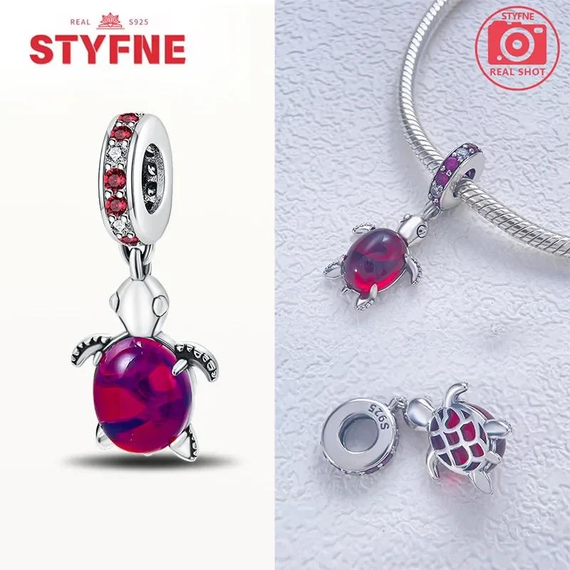 Charms Coppersea Turtle Series Charm Colorful Beads Fit Original Bracelet Diy Fine Jewelry Making Gifts For Women