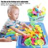 39pcs Set Magnetic Fishing Toy Fish Rod Net Set Playing Game Educational Toys Baby Kids Gift