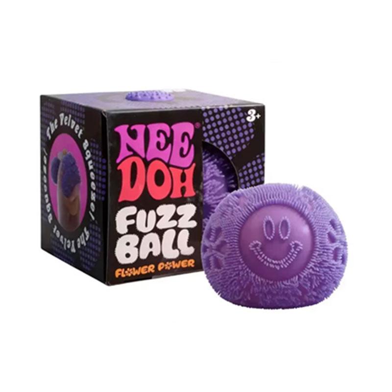 Needoh Zeskleurige Regenboog Teenie Ronde Squishy Bal Handknijper Stressverlichter Fidget Anti-stress Verzamelfiguur Traktaties Pop Moderne paars