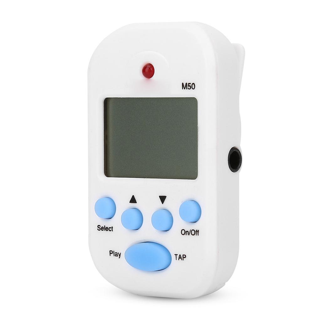 Mini Digital Beat Tap M50 Tempo Metronom Clip Musikinstrumente