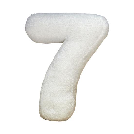 Alphabet Letter Shape Pillow PP Cotton Filled Car Seat Cushion Soft Fabric