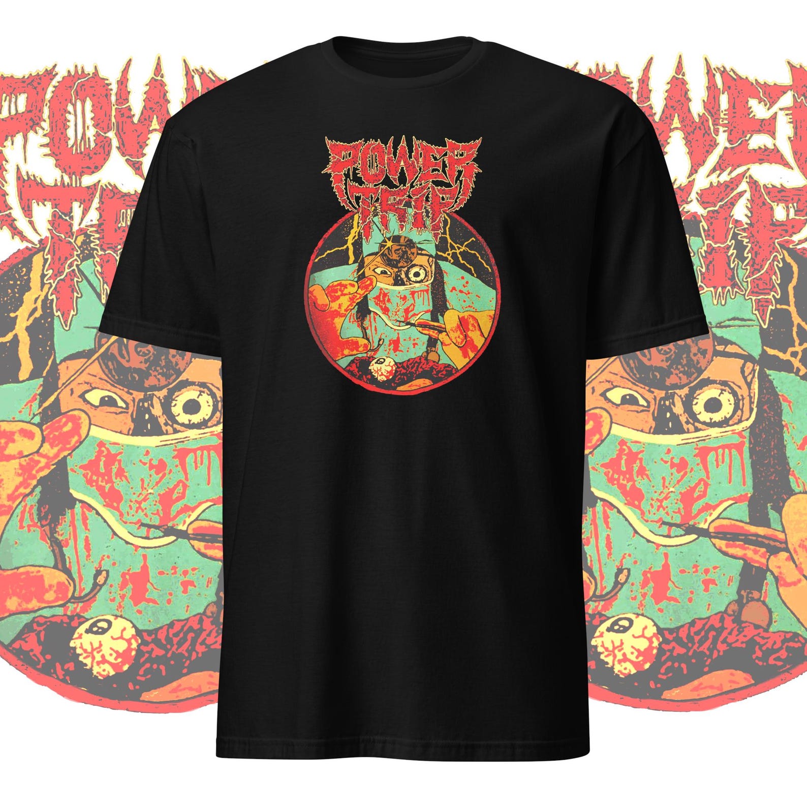 Power Trip T shirt Thrash Metal Clothing M