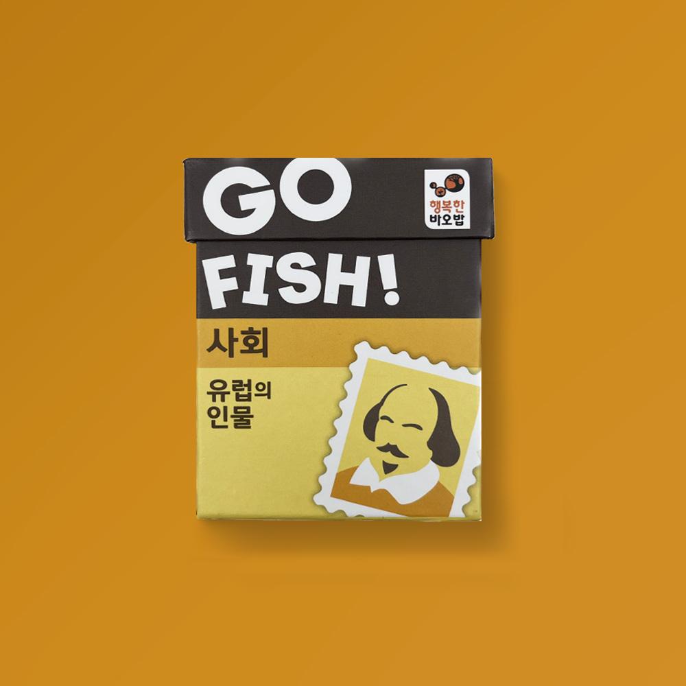 Happy Baobab Go Fish: European Historical Figures Card Game for Family & Elementary School
