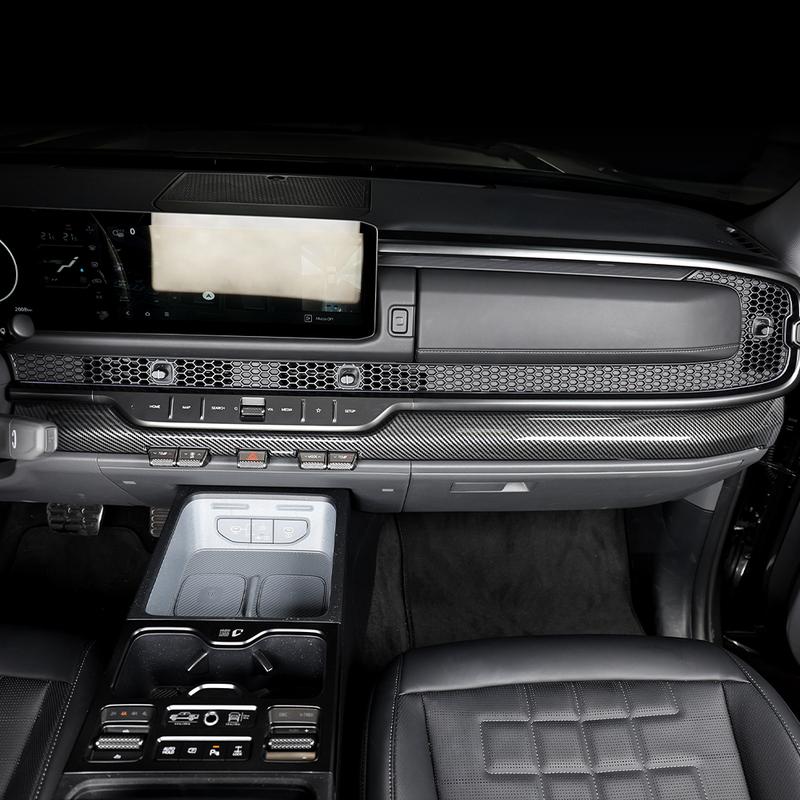 For Kia TASMAN 2025 2026 Dashboard Middle Air Conditioner Vent trument Panel Cover Trim Car Electronics Accessories LHD