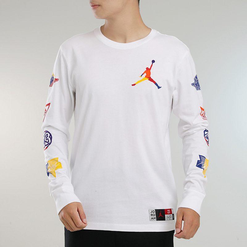 Jordan Air Jordan Sweatshirts Herren Weiß Rundhals Mittel Regulär DA6763-100