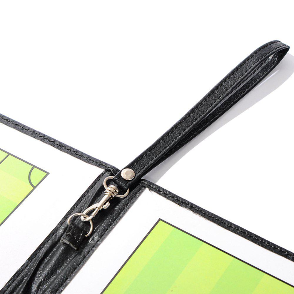 Foldable Leather Soccer Tactics Board for Professional Coaches - 2.5x Discount Promo