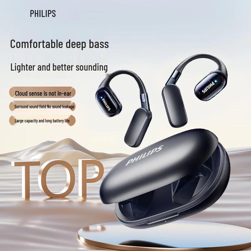 Philips TAT5739 Open-Ear Sports Bluetooth Headphones