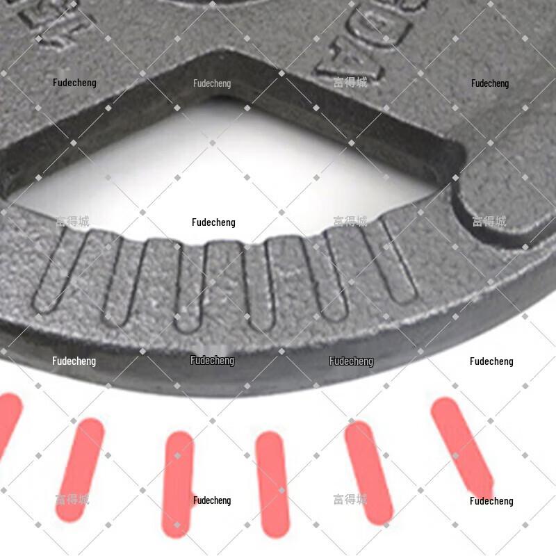 Fudecheng 1.25kg Tri-Grip Cast Iron Barbell Plate