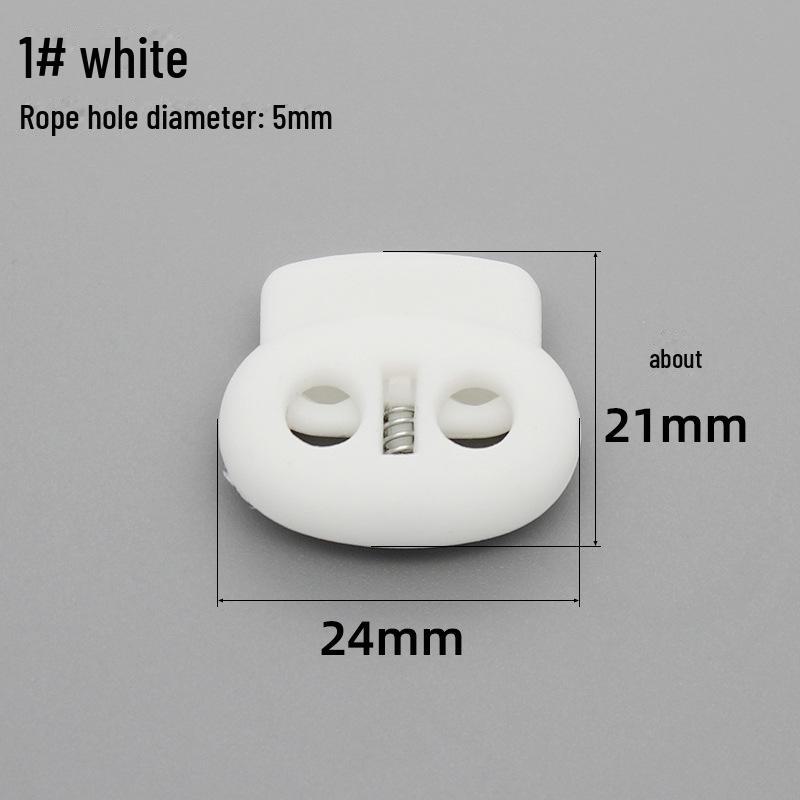 Snur elastic pentru copii, cataramă pentru nas de porc cu două găuri pentru jachete, pantofi și pălării