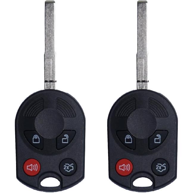 Keyless Entry Remote Control Head Key Fob Replacement Fits for Ford Focus 2012 2013 2014 2015 2016 2017 2018   C-MAX Escape Fiesta Transit Connect