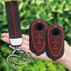 Keychain Silicone Car Remote Accessories Key Cover Holder for Alfa Romeo Giulietta Myth Junior 4C Romeo Mito Myth 159 GTO GTA