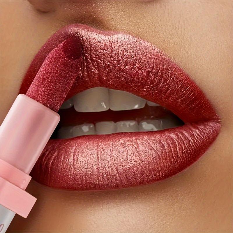 Metalická třpytivá rtěnka Dlouhotrvající voděodolný make-up na rty bez vyblednutí Třpytivý perleťový finiš Ideální pro každodenní i sváteční pohledy na hudební festival