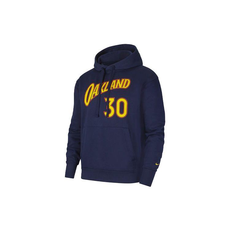 

Мужские повседневные спортивные пуловеры с капюшоном Nike NBA City Edition темно-синие CV2601-419