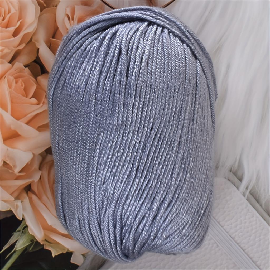 6pcs 300g/10.56oz RayonYarn Soft & Machine Washable Knitting Crochet Yarn for Sweaters Jewelry Making DIY Craft Yarn for Clothing & Accessories