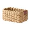Handwoven Paper Rope Storage Basket Natural Organizers For Home Offices Decoration