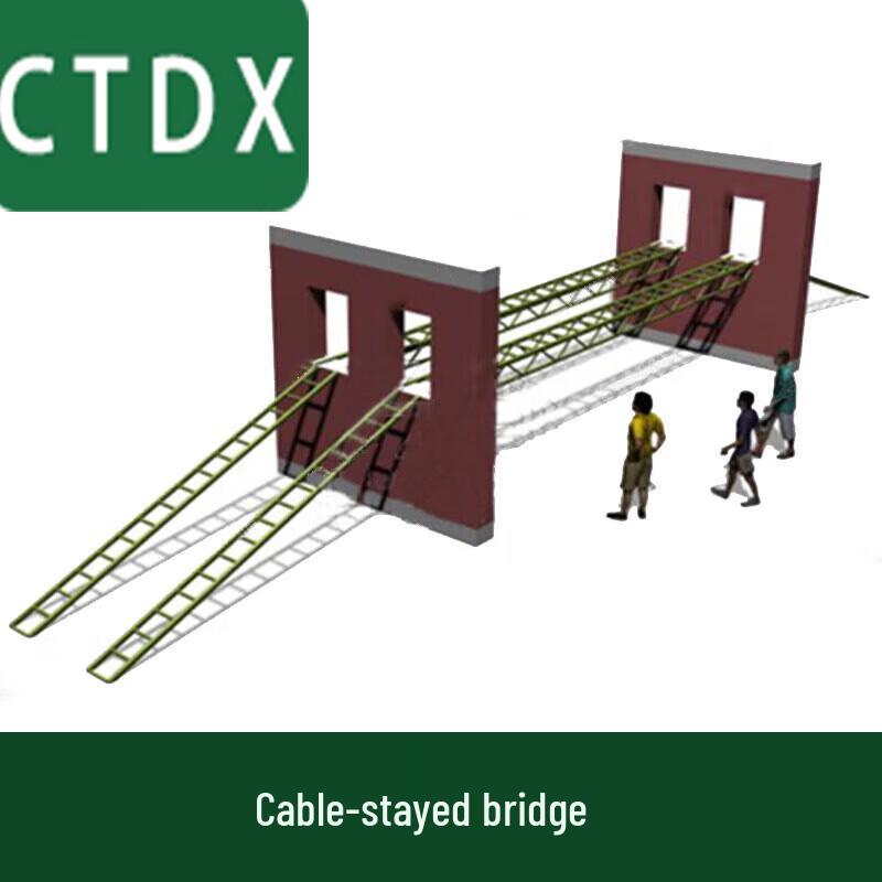 CTDX 600m Obstacle Training Steel Cable Bridge