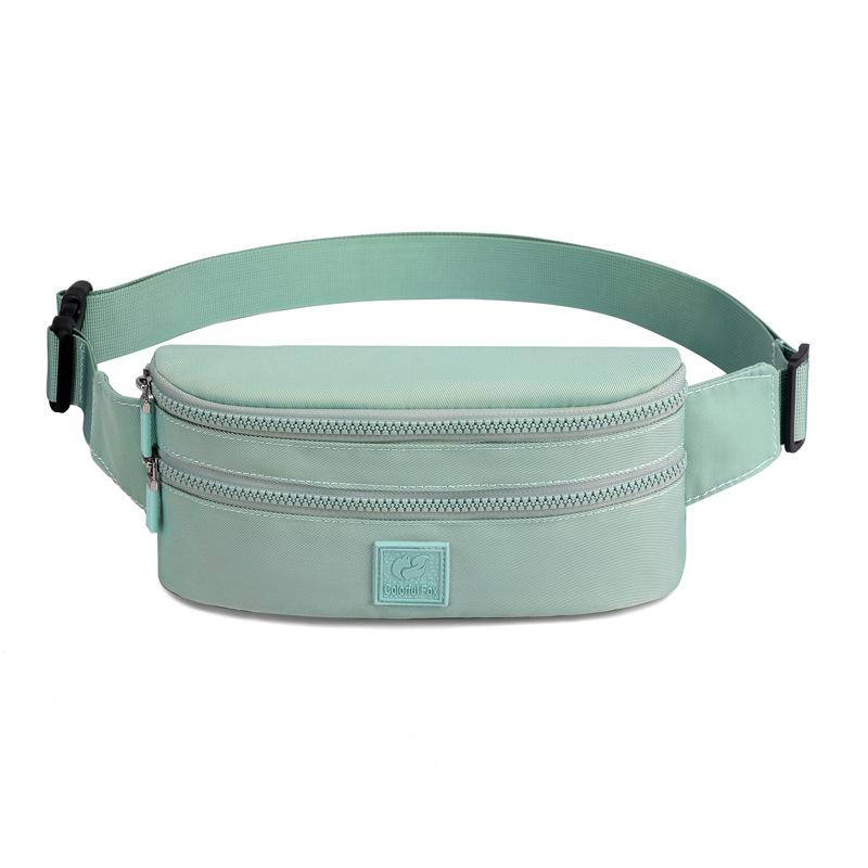 Fanny Pack, Women's Fashion Trend Breast Bag, Waterproof Nylon Messenger Bag, Outdoor Sports Mobile Phone Fanny Pack, Simple Satchel.