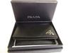 Authentic PRADA Black Saffiano Leather Card Case Card Holder #b058  Open box