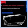 JAC Pickup Shuailing T8 Headlight Lens Cover, Transparent PC, 2018-2022 Models