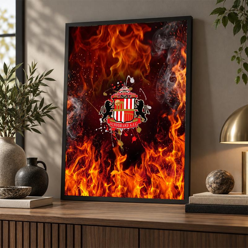 Sunderland futbola dimanta gleznošanas komplekts 5D pilna urbšana DIY dimanta mozaīka sienas māksla mājas dekorēšana