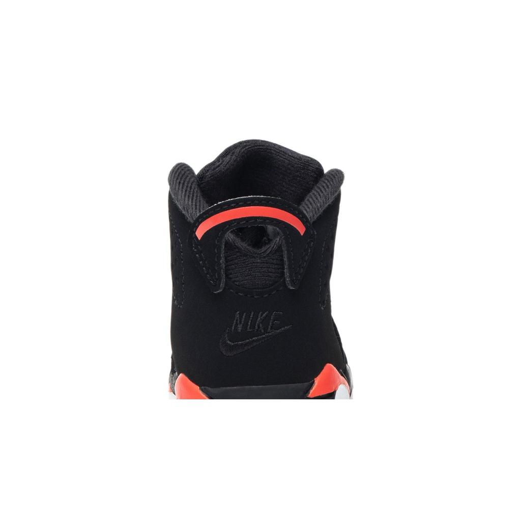 Air Jordan 6 Retro Kleinkind 'Infrared' 2019 (Unisex) Schwarze / Infrarote Kleinkindschuhe 384667 060