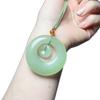Collana con Ciondolo in Giada Dongling Intrecciata per Uomo e Donna