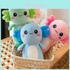 Schattig Pluche Axolotl Speelgoed Zacht Cartoon Dier Knuffelpop Voor Kinderen En Volwassenen