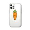 Cute Carrot Phone Case Transparent Fundas for Iphone 14 11 12 13 Mini Pro Max Se 5 6 6 S 7 8 Plus Xr X Xs Shockpoof Back Cover