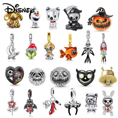 Disney 925 Silber Minnie Olaf Und Halloween Monster Verschiedene Anhängerperlen Geeignet Für Mädchen Diy Armband Halskette