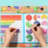 Elementary Magnetic Dinosaur Fraction Chart For Kids Visual Learning Development