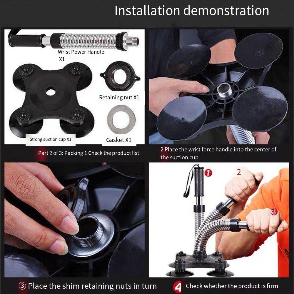 Anti-Slip Handle Hand Grip Exerciser Heavy Type Wrist Strength Training Device  Home