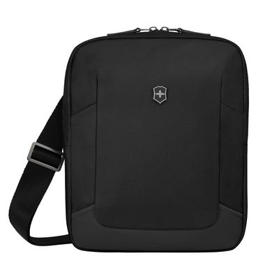 Altmont Moderní crossbody taška s kapsou na tablet, sluchátkovým výstupem a zvukem přes rameno 6L Antibakteriální Multifunkční pro dojíždění a podnikání Černá 11palcová