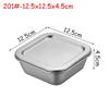 201/304 Stainless Steel Storage Tray With Lids Rectangle Food Container Sausage Noodles Fruit Plates Home Kitchen Organizers