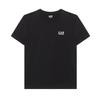 EA7 Letter Print Crew Neck Casual T-Shirt Men Tops Black 8NPT51PJM9Z1200