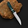 Stainless Steel Sharp Fixed Blade Knife Wooden Mongolian Meat Grilling Knife Camping Survival Barbecue Fruit Knife