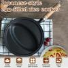 Cast Iron Frying Pan with Wood Handle Omurice Cooking Pot Non-Stick Pancake Mold Skillet Pan Anti-Scald for Home Kitchen