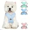 Dog Harness Leash Set Adjustable No-Pull Pet Harness for Small Medium Dogs Comfortable Reflective Breathable Chest Back for Pets